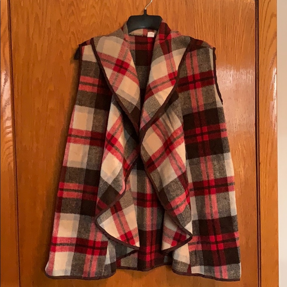 Plaid Vest